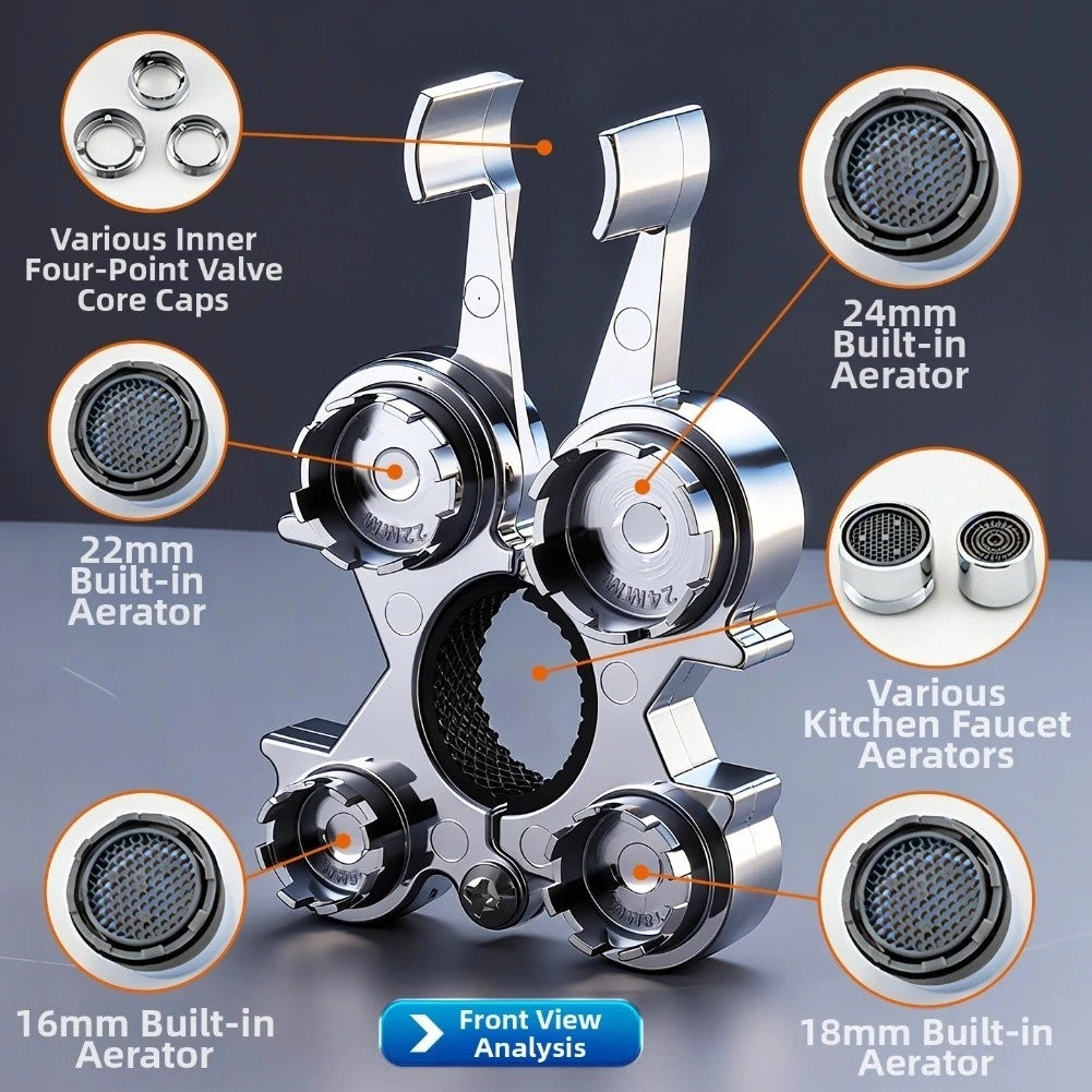 12-in-1 Multi-Purpose Faucet Wrench for Sinks