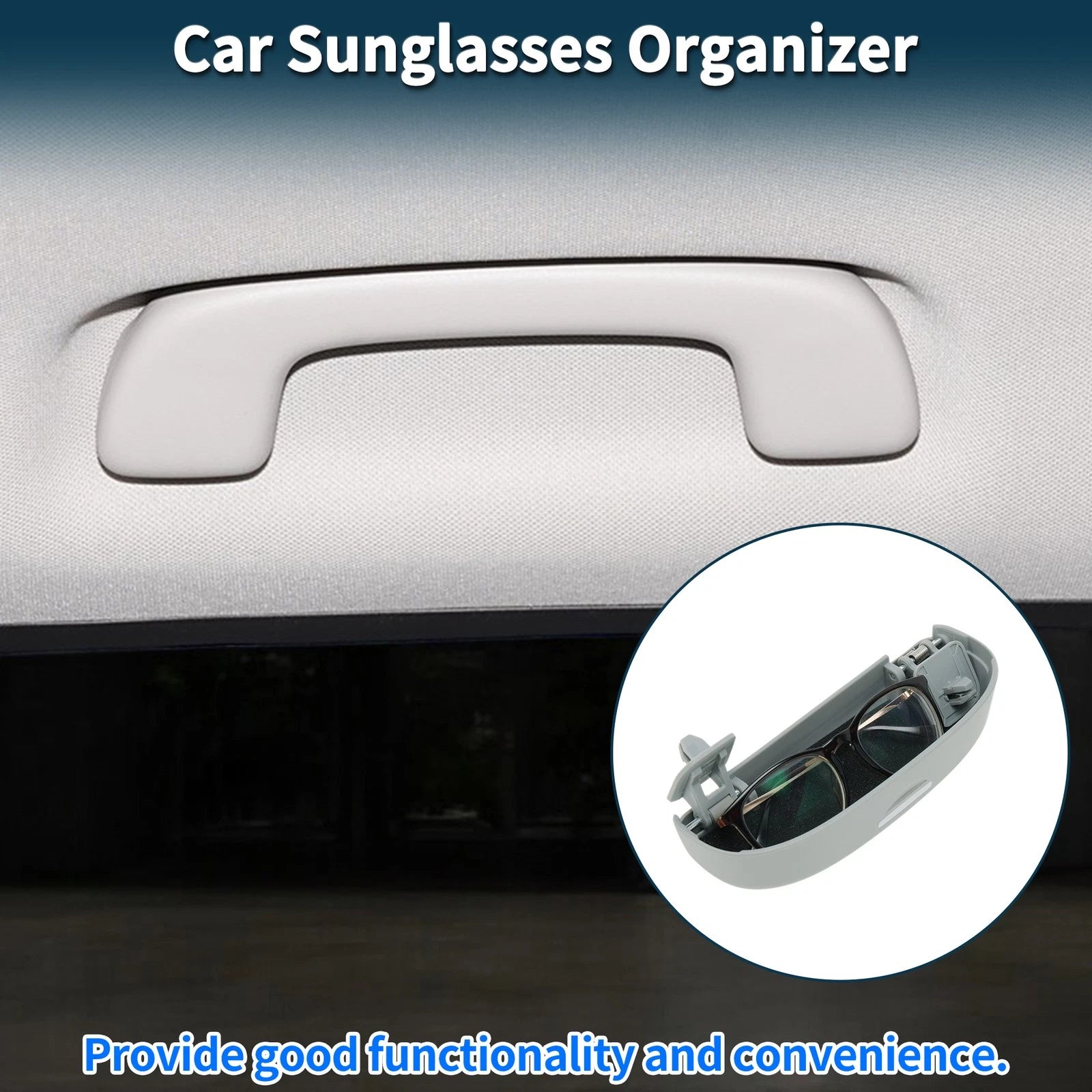 Sunglasses Case for Seat Leon MK4 (2020–Present) Eyeglasses Holder Storage Box