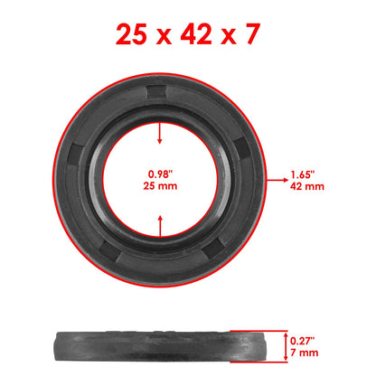 Rear Wheel Ball Bearings and Seals Kit for Suzuki RM125 (1988–1991)