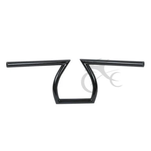 1" Black/Chrome Handlebar for Harley Sportster