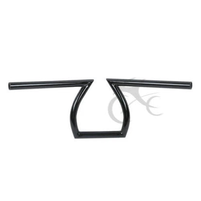 1" Black/Chrome Handlebar for Harley Sportster