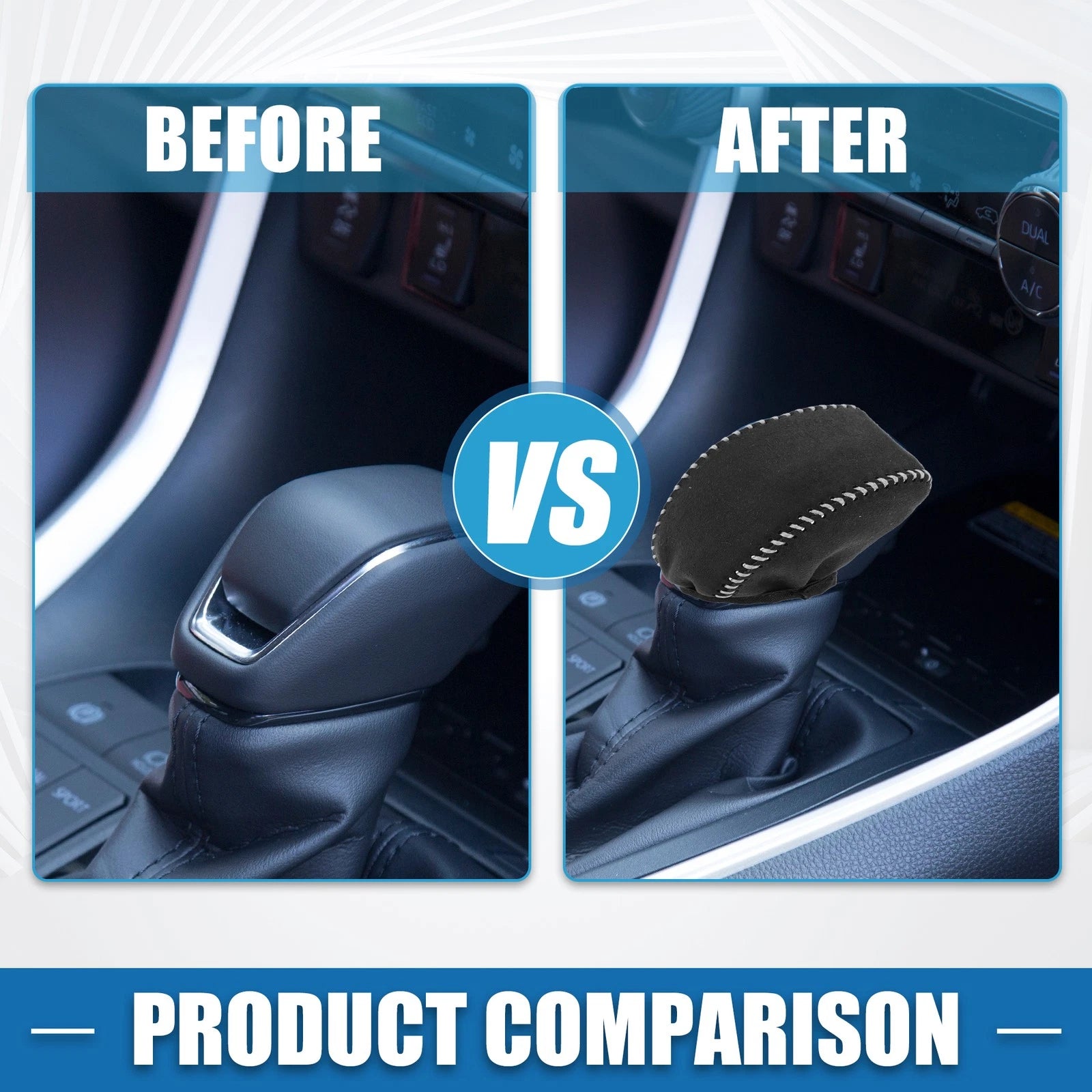 Auto Gear Shifting Knob Cover Replacement for Toyota RAV4 (2019–2022)