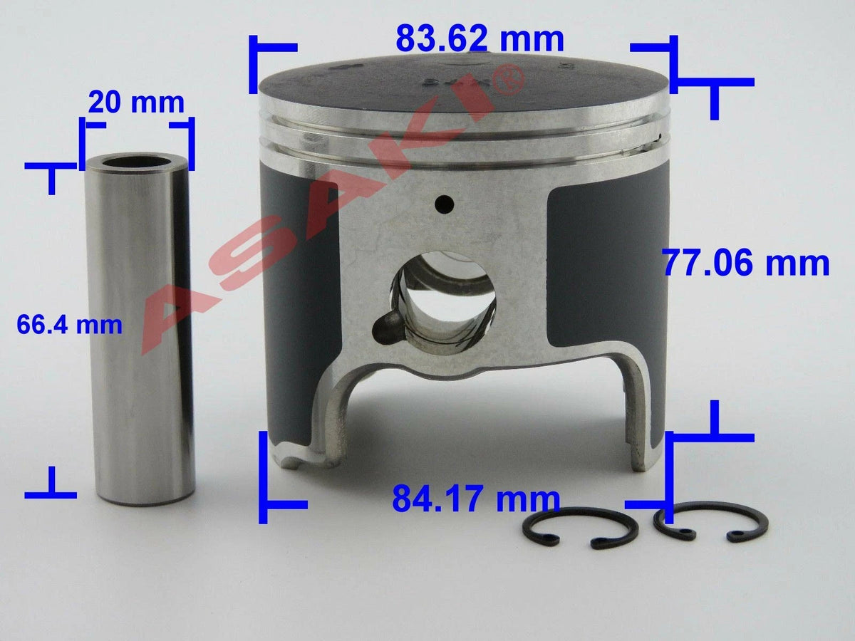 3X Piston Kit 64X-11635-00/65U-11635 for Yamaha GP760 (1997–1999)