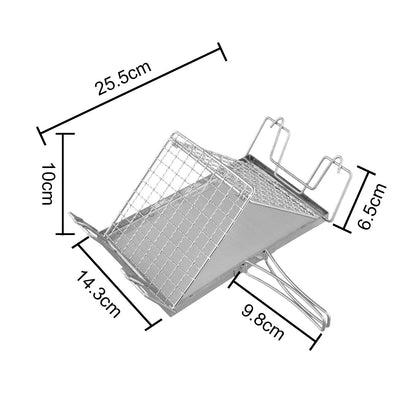 Stainless Steel Foldable Toaster Rack for Camping Stove