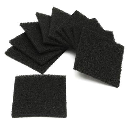 10 Pack Activated Carbon Air Filter Sponge Foam Pad for Universal Use