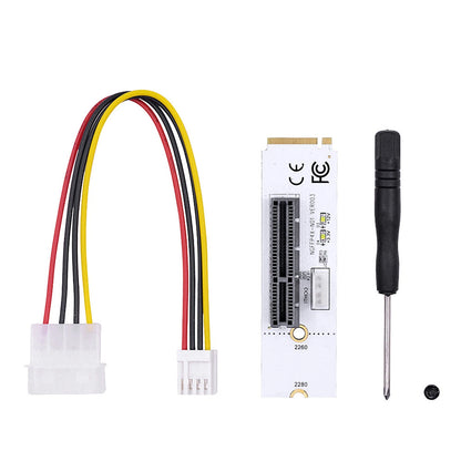 M.2 NGFF M Key to PCIe 4X Adapter for PC (1X 4X Slot)