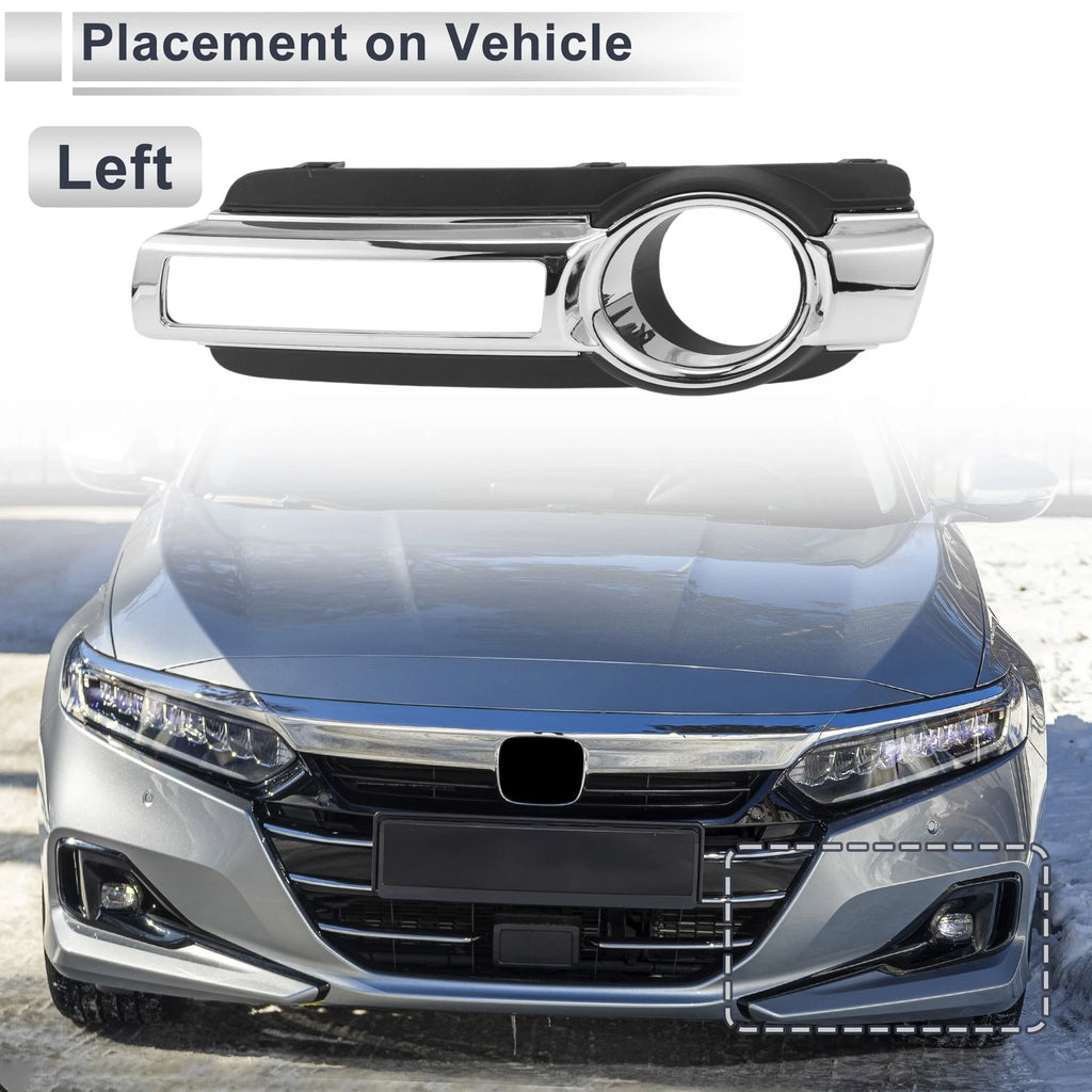 Front Left Fog Light Grill Replacement for Mitsubishi Montero (2015–2016)