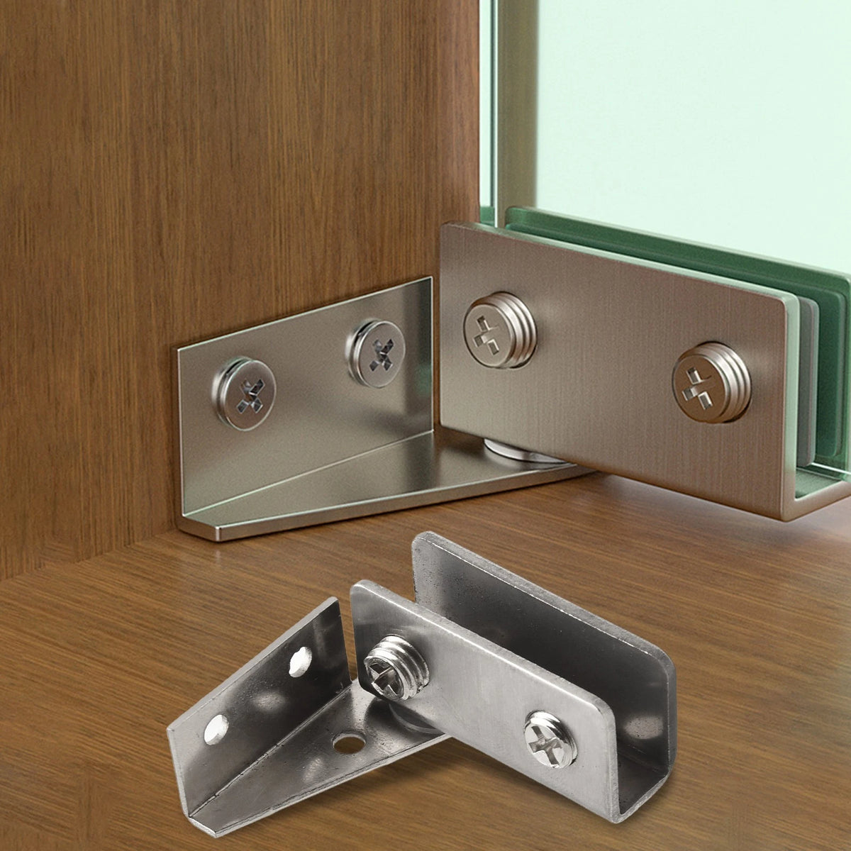 Hinge Set for Cabinets (Easily Installed, NonPorous)