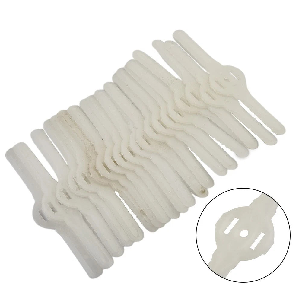 20 PCS Plastic Cutter Blades for Electric Grass Trimmer (Universal)