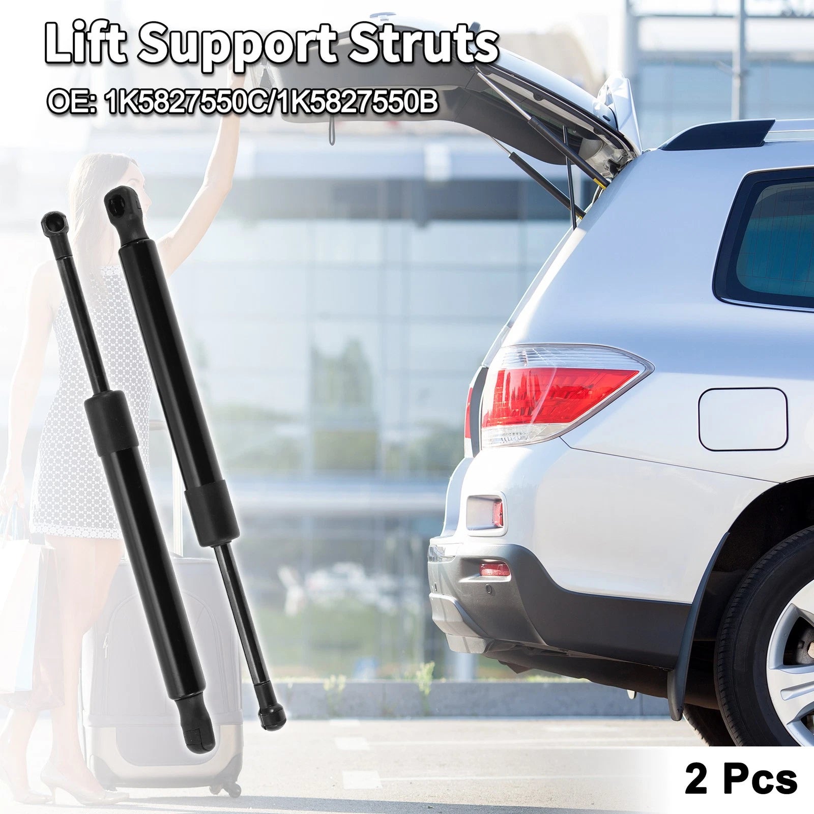 Rear Hatch Lift Supports Replacement for Volkswagen Jetta Sedan (2005–2010)