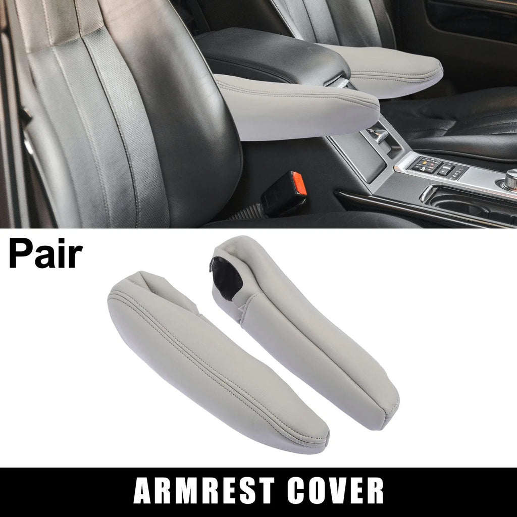Front Seat Armrest Cover Microfiber Leather for Toyota Sienna (2011–2020)
