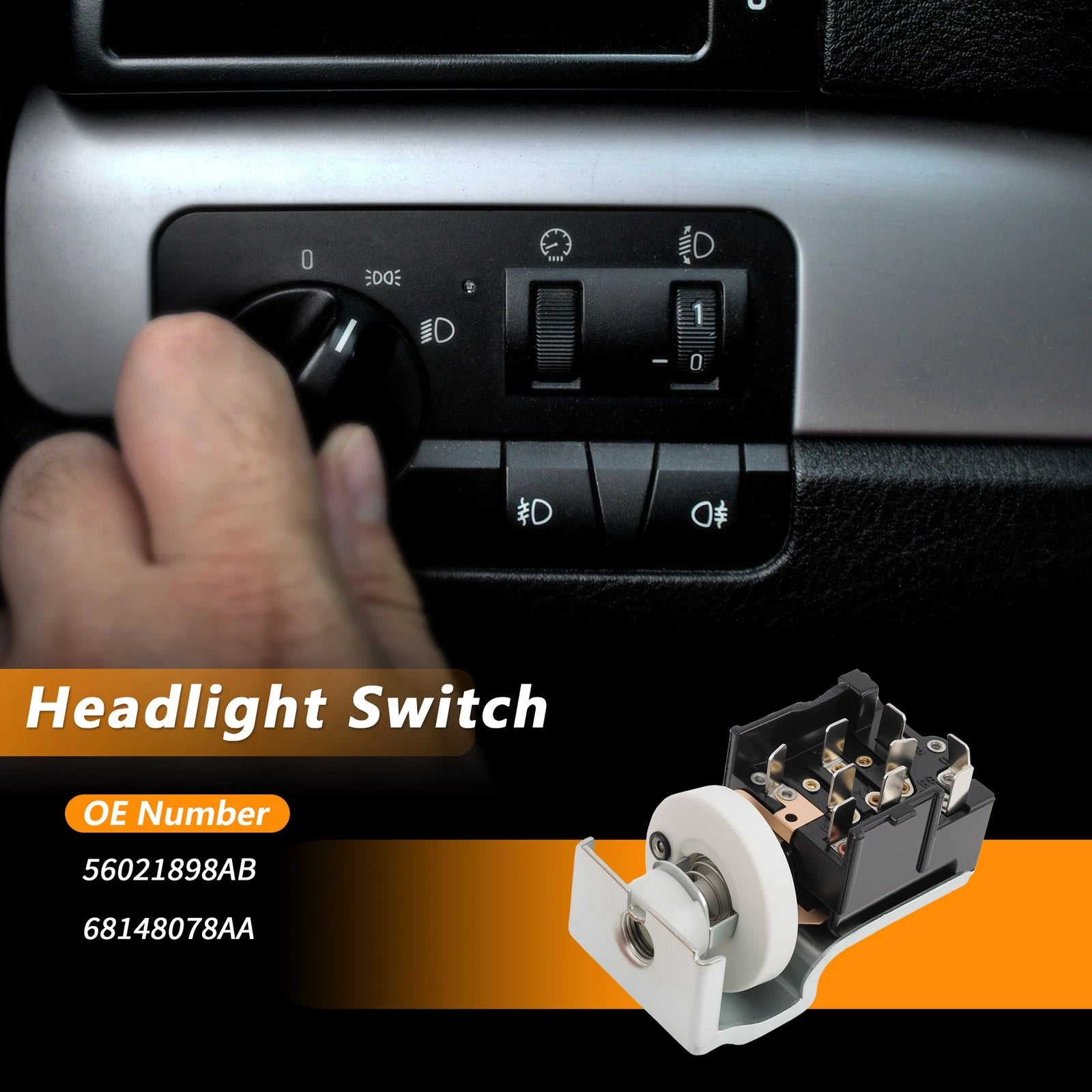 Headlight Switch for Dodge Dakota (1997–1998) OEM Replacement