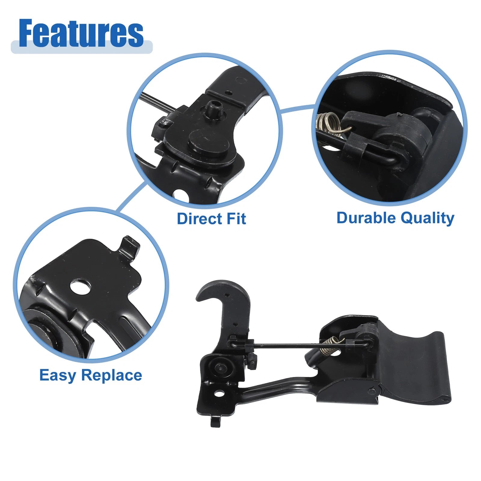 Hood Latch Assembly for Hyundai Tucson (2016–2020) Replacement OEM Fit