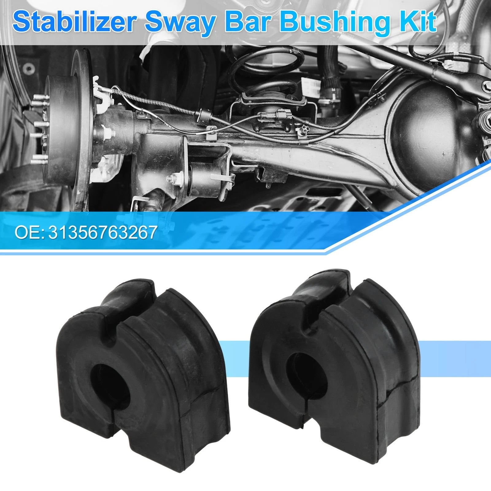 Stabilizer Sway Bar Bushing Kit Replacement for BMW 525i (2004–2007)