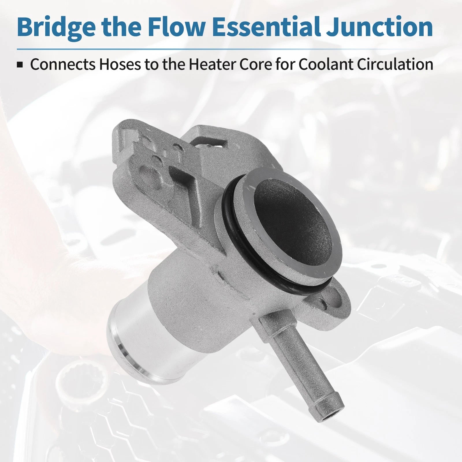 Engine Coolant Hose Connector Replacement for Volkswagen Beetle Aluminum Alloy (1998–2010)