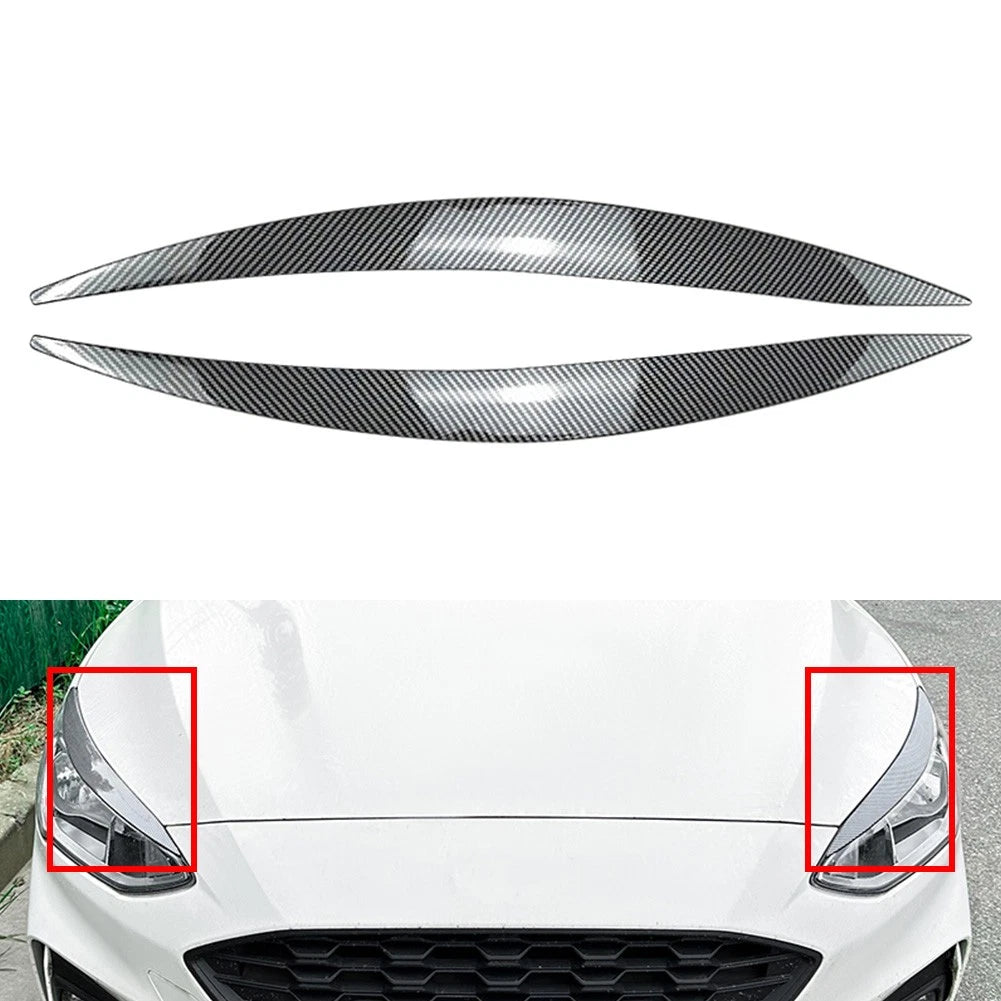 Headlight Eyebrow Eyelid Cover Trim for Ford Focus MK4 (2019–2021)