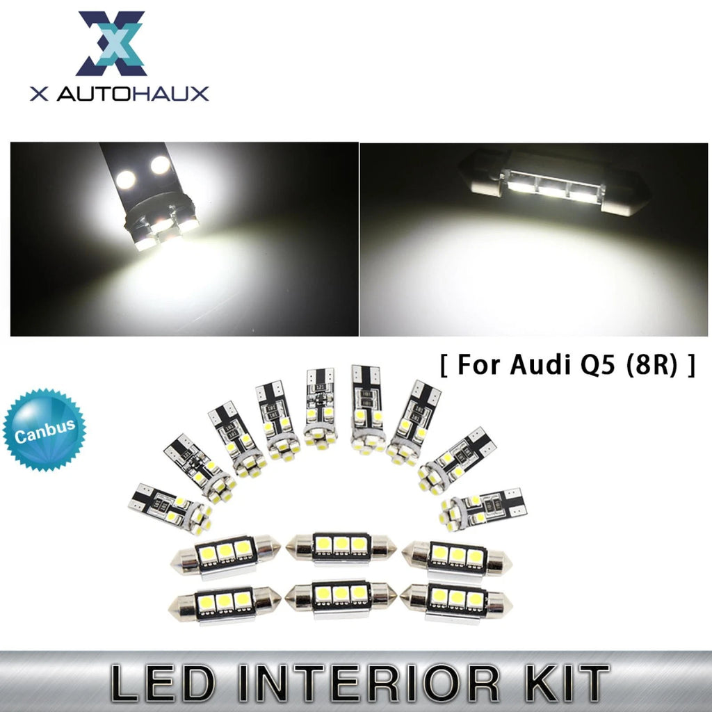 LED Interior Light Kit White Canbus for Audi Q5 (8R) 2009–2012