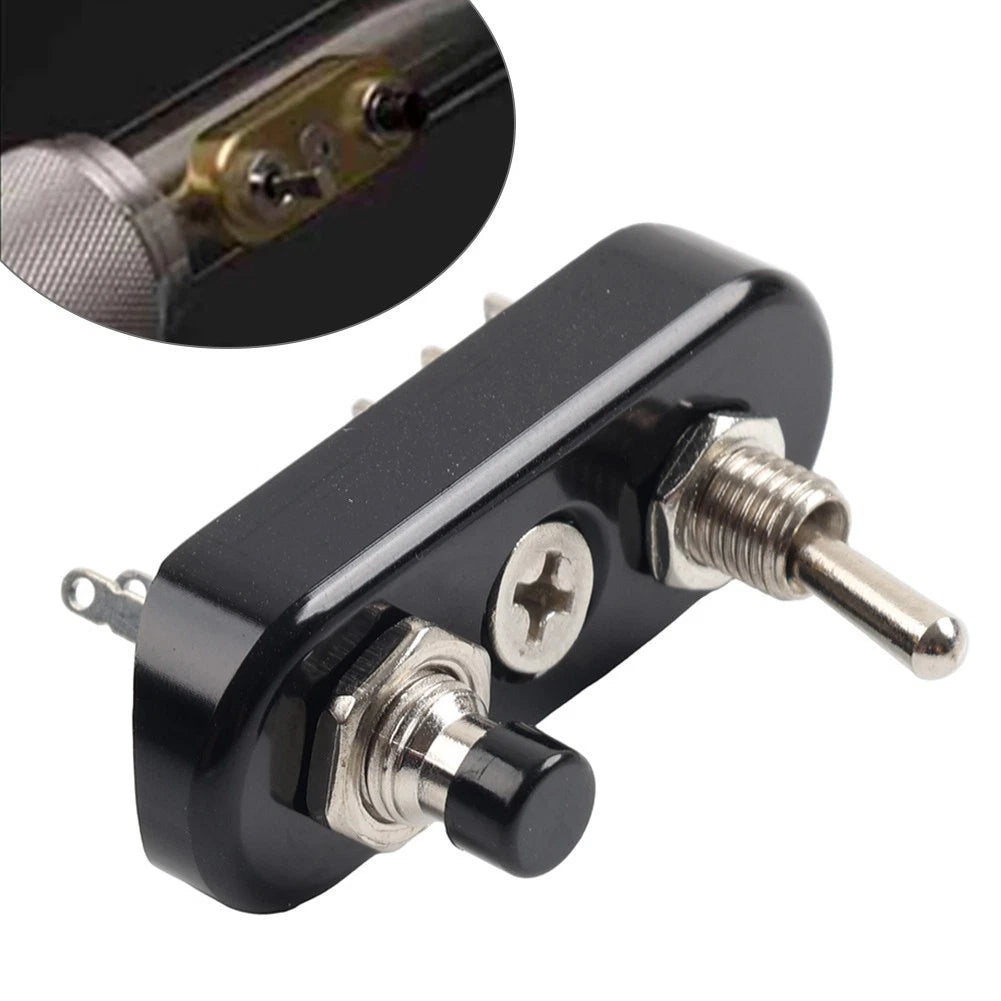 Mini Vintage Motorcycle Toggle Push Button Switch For Harley