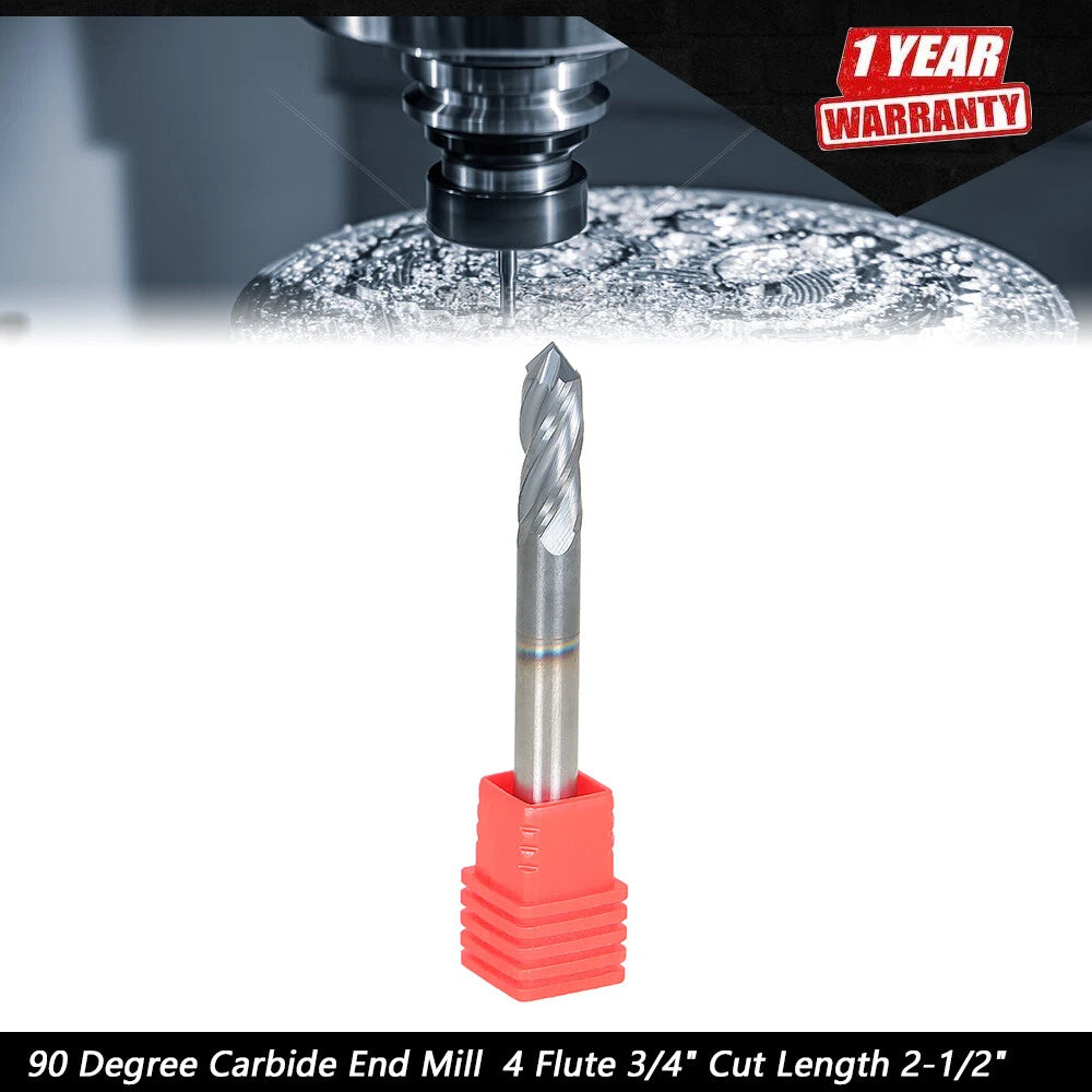 1/4" 4 Flute Carbide Drill Mill for