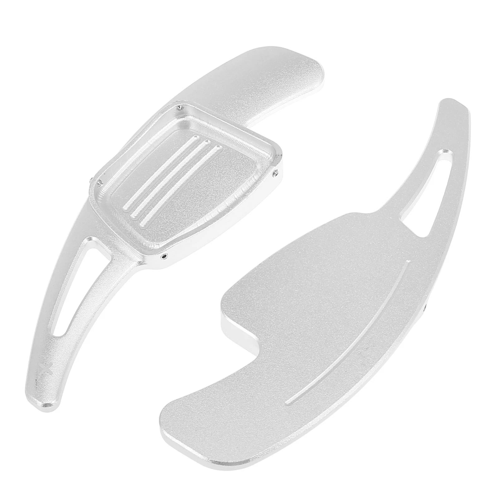 Steering Wheel Shift Paddle Pair Silver Tone for Audi A3 A4L A5 A8 S3 S5 Q5 (2008–2022)
