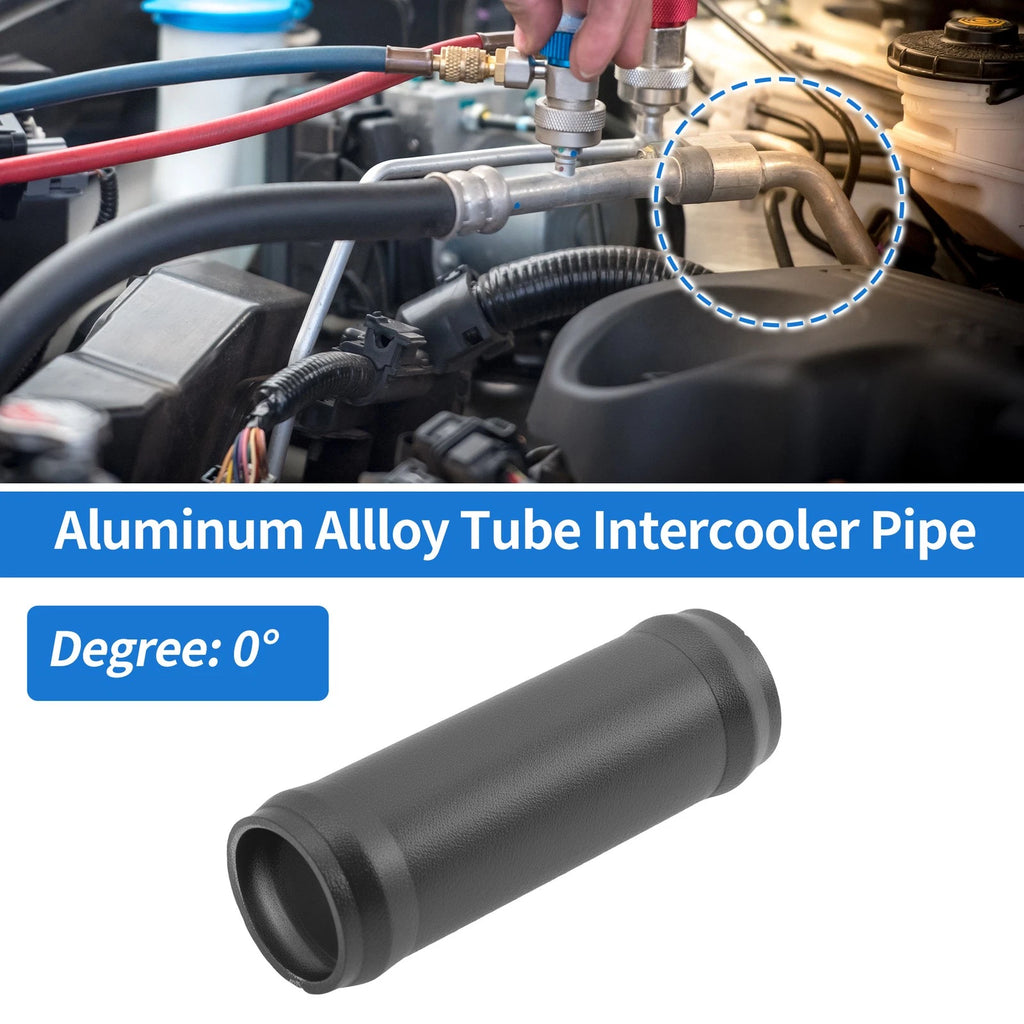 Intercooler Pipe 0.98" OD 3" Length Black for Universal Applications