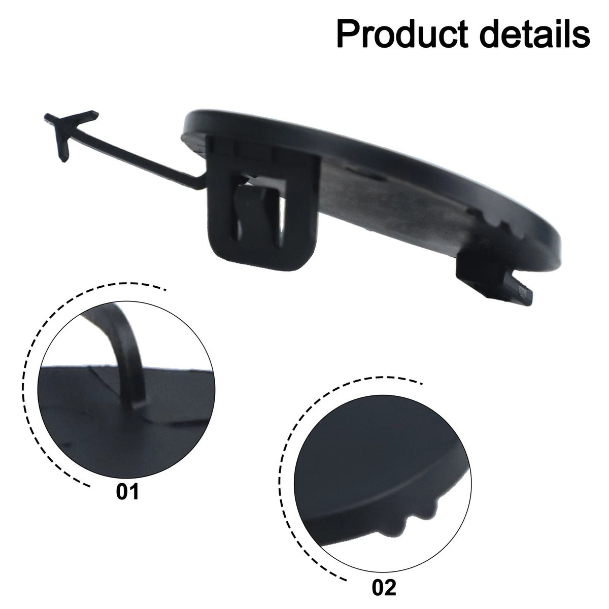 Tow Hook Eye Cap Cover for Jeep Cherokee (2014–2018)