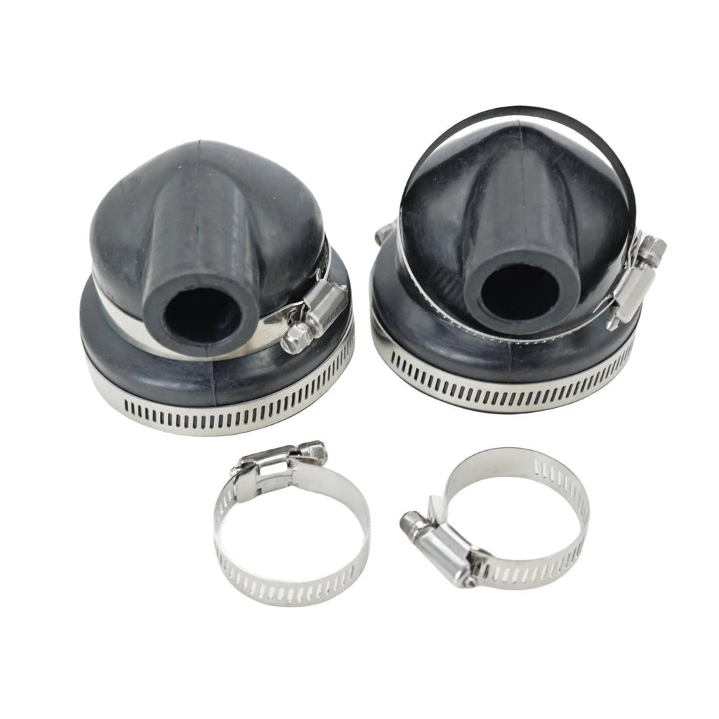 Set of 2 Heat Exchanger End Caps for Volvo Penta MD 2030 (Replacement 3580326, 145536370)
