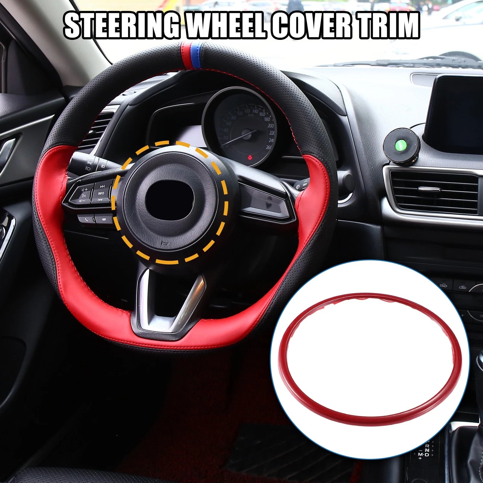 Steering Wheel Cover Trim Replacement for Mazda 3 (2014–2018)