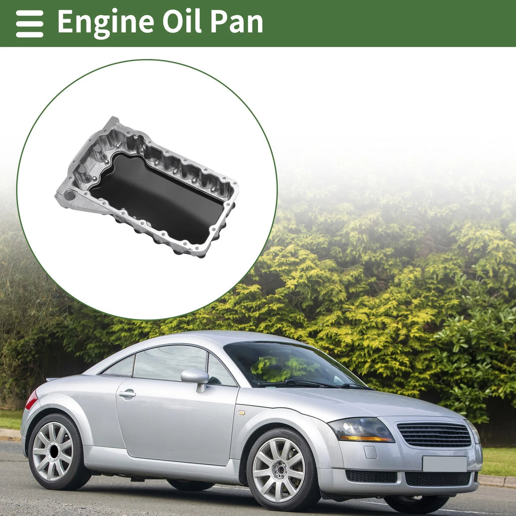 Engine Oil Pan Replacement for Audi TT 1.8T (2000–2006) Aluminum Iron