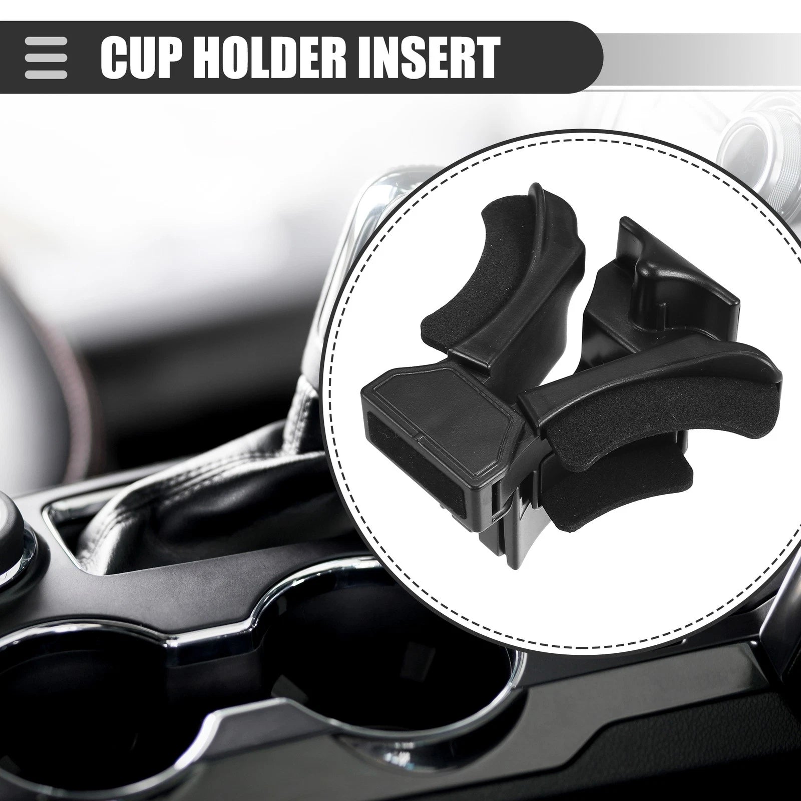 Front Center Cup Holder Insert for Lexus GX470 Plastic Foam (2003–2009)