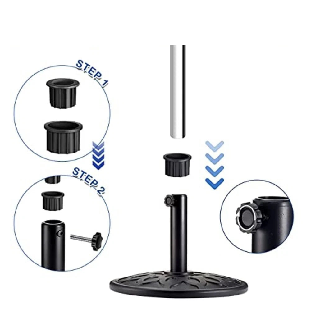 12pcs Umbrella Stand Replacement Parts for Secure Outdoor Installation