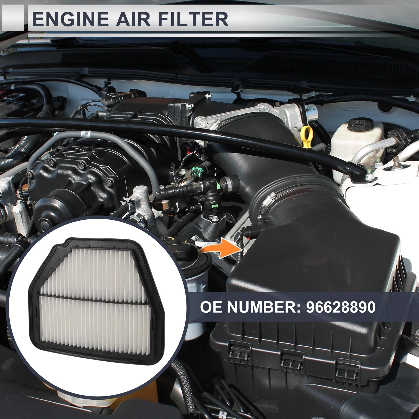 Engine Air Filter Replacement for Chevrolet Captiva (2006–2018)