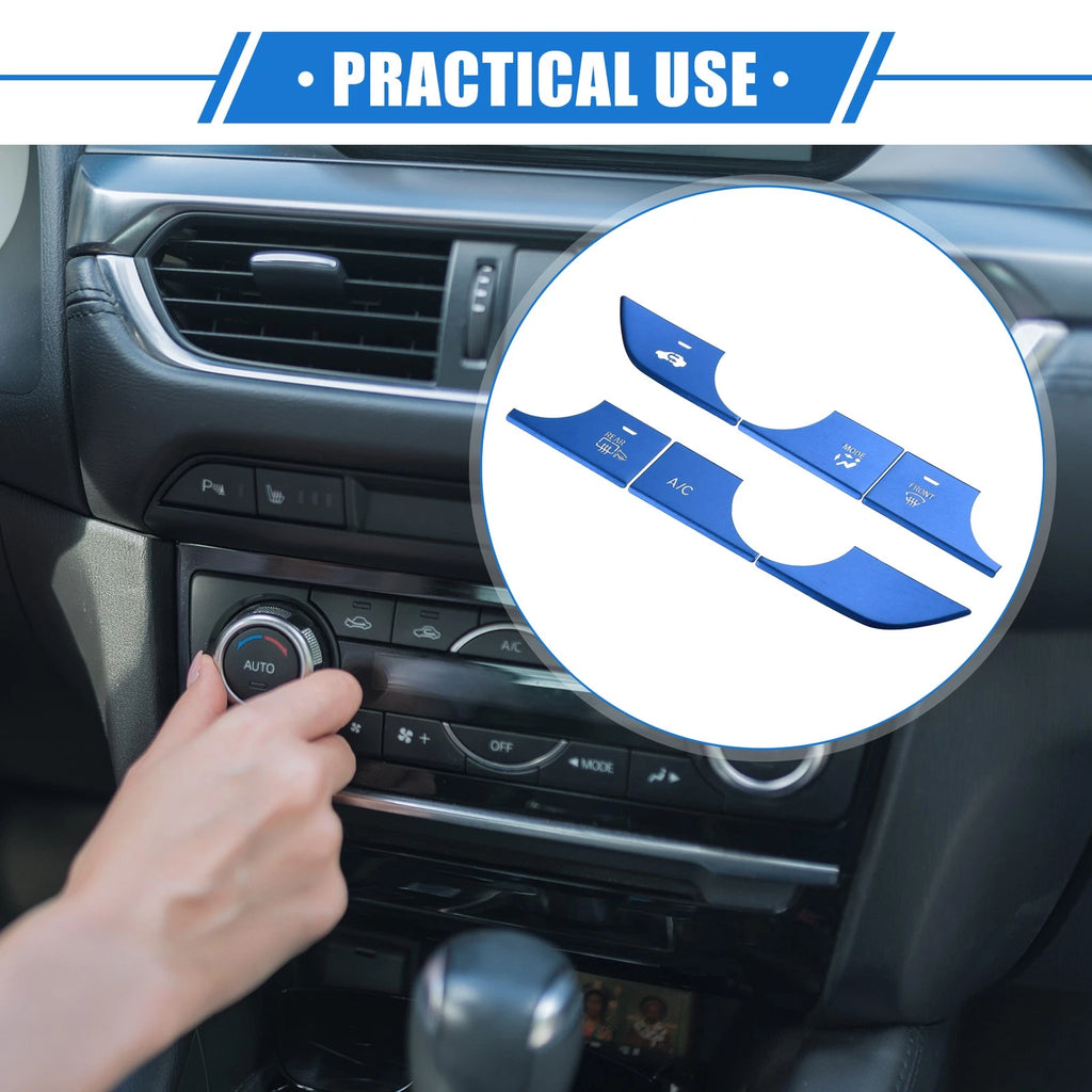 Dashboard AC Panel Switch Button Cover Trim Set for Honda CR-V (2023–2023)