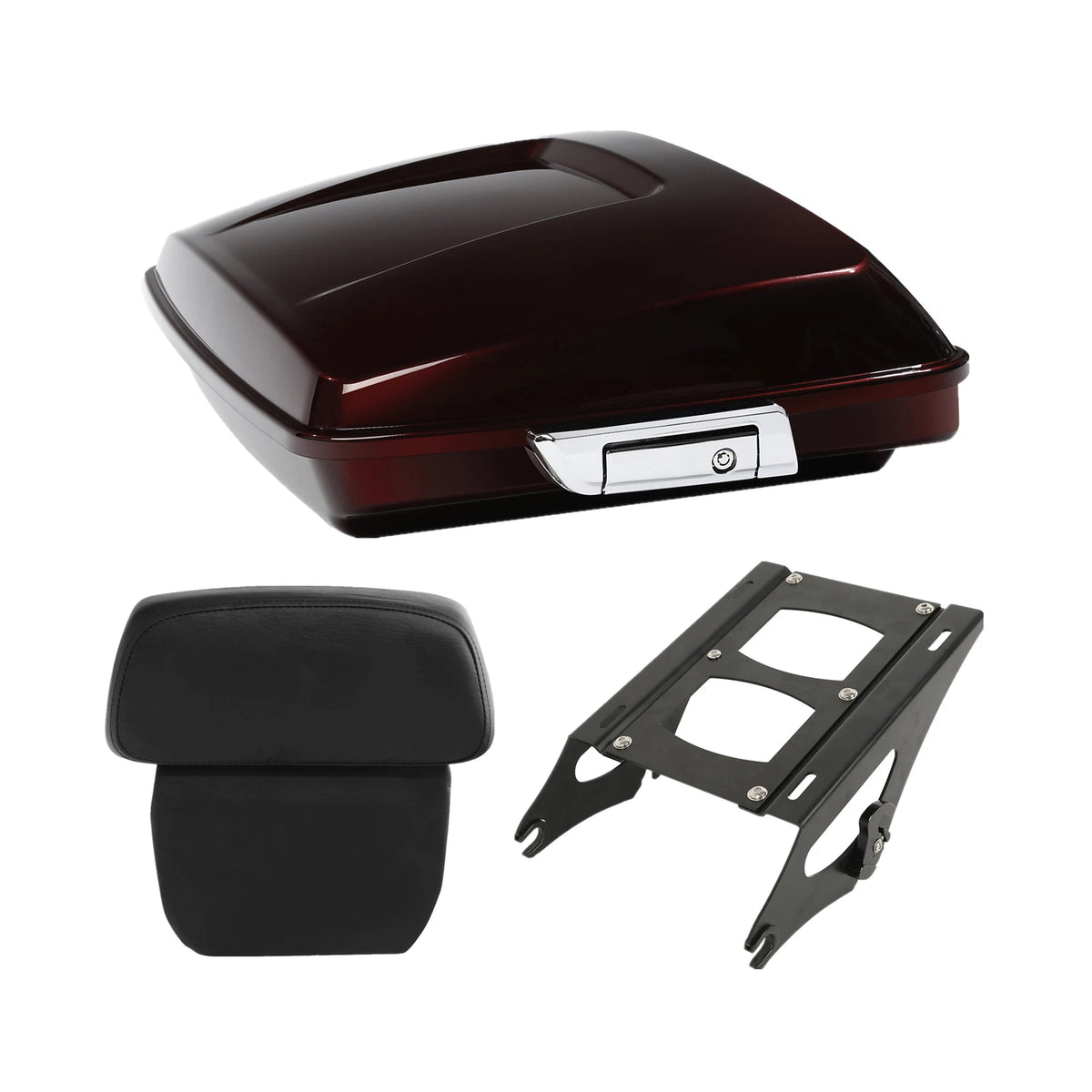 Razor Trunk Backrest Pad Mount Rack for Harley Touring (2014–2025)