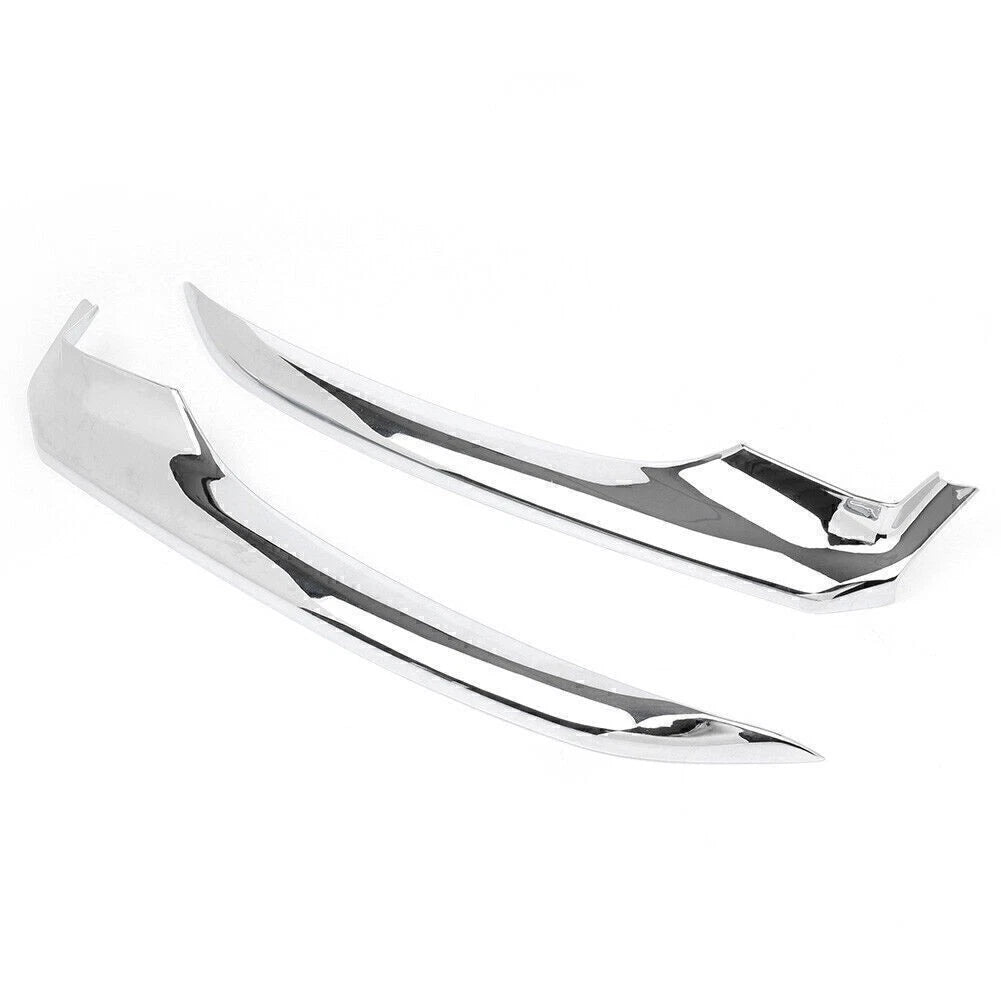 2X Chrome Front Bumper Trim for Toyota Camry (2018)