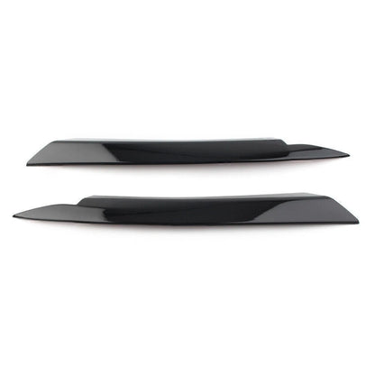 Glossy Black Headlight Lamp Cover Eyelid Trim for VW Passat B7 (2010–2014)