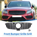 Front Upper Bumper Grille Grill Replacement for Mercedes-Benz GLE450 AMG (2016–2017)