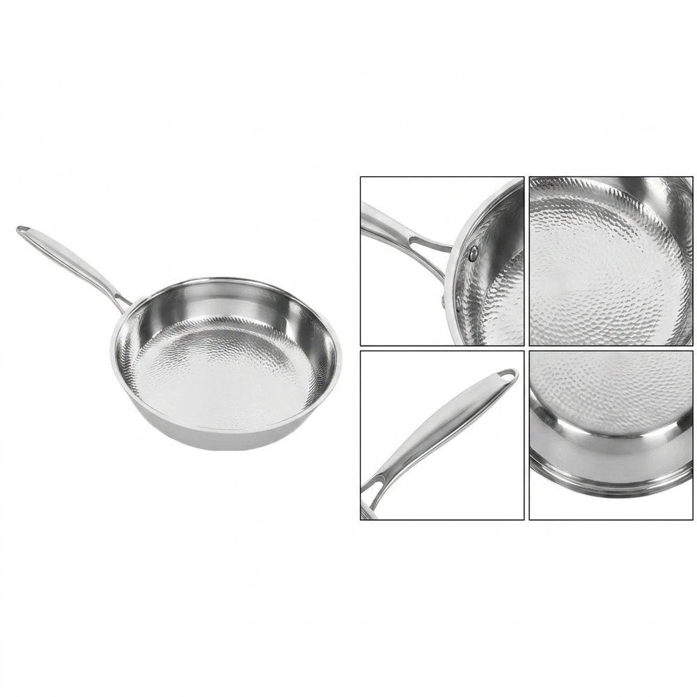 28cm Hammered Finish Frying Pan for Multi Cooktop Use