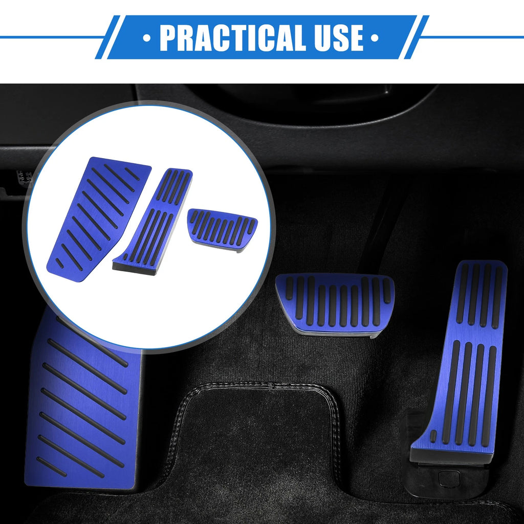 3pc Accelerator Brake Foot Rest Pedal Replacement for Toyota RAV4 (2019–2021)