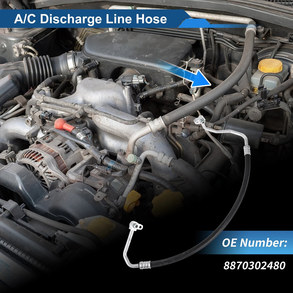 A/C Refrigerant Liquid Hose Replacement for Toyota Corolla (2007–2012)