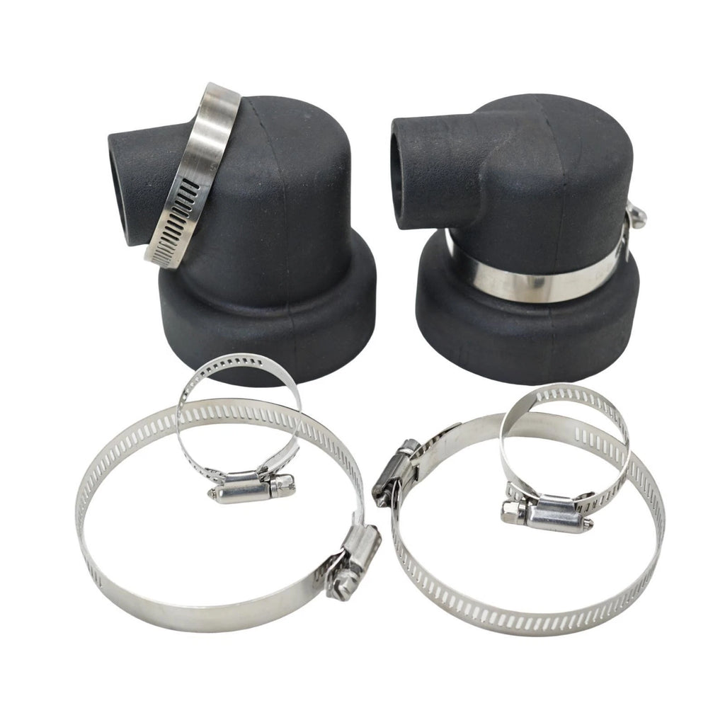 2X 90 Degree End Cap for Heat Exchangers 28mm & 70mm ID