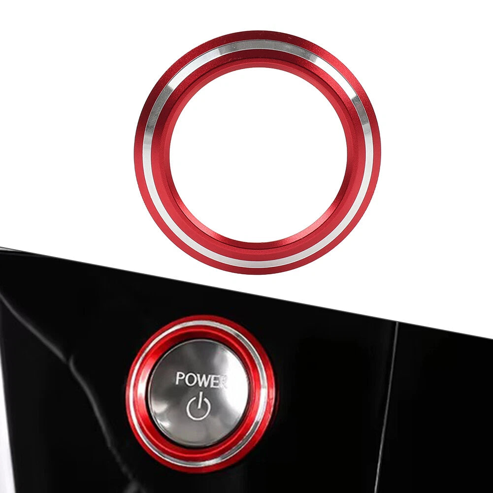 Red Engine Start Stop Button Cover Ring for Lexus NX250 NX350h NX450h (2022–2024)