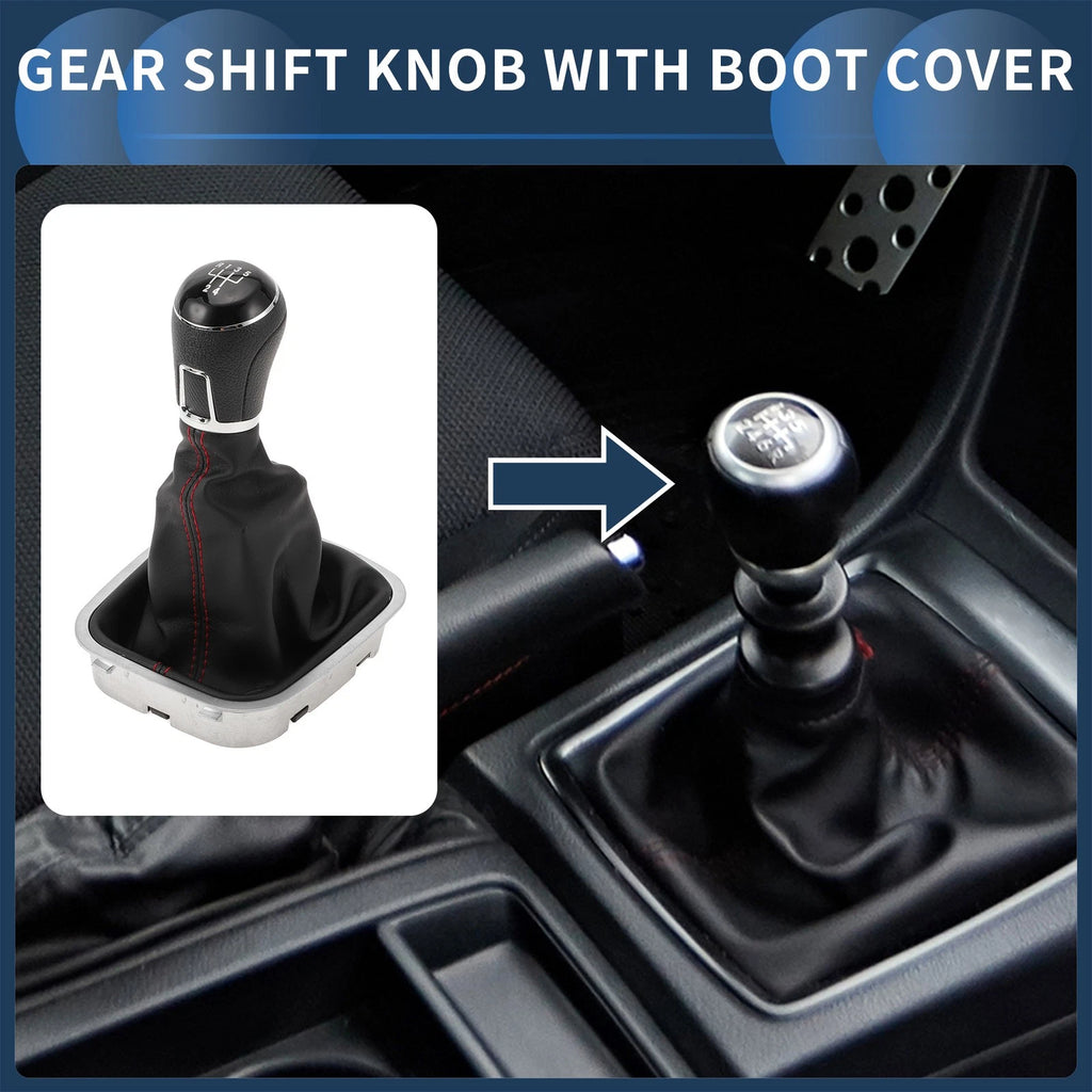 Gear Shifter Knob with Cover Replacement for VW Polo (2014–2017)