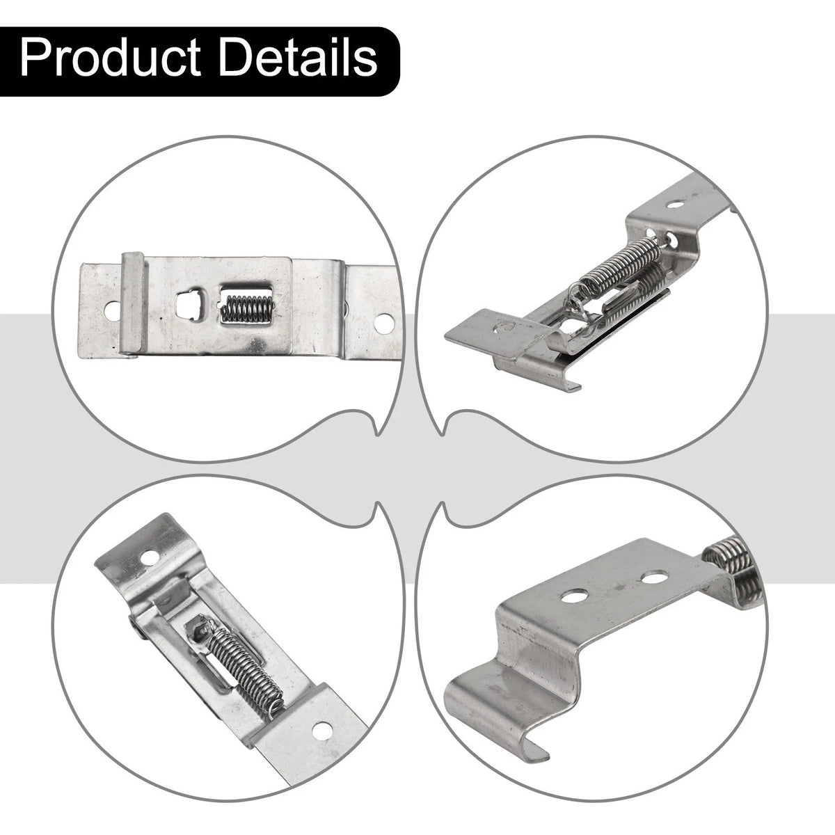 8-Piece Stainless Steel Bracket Frames for Car License Plates
