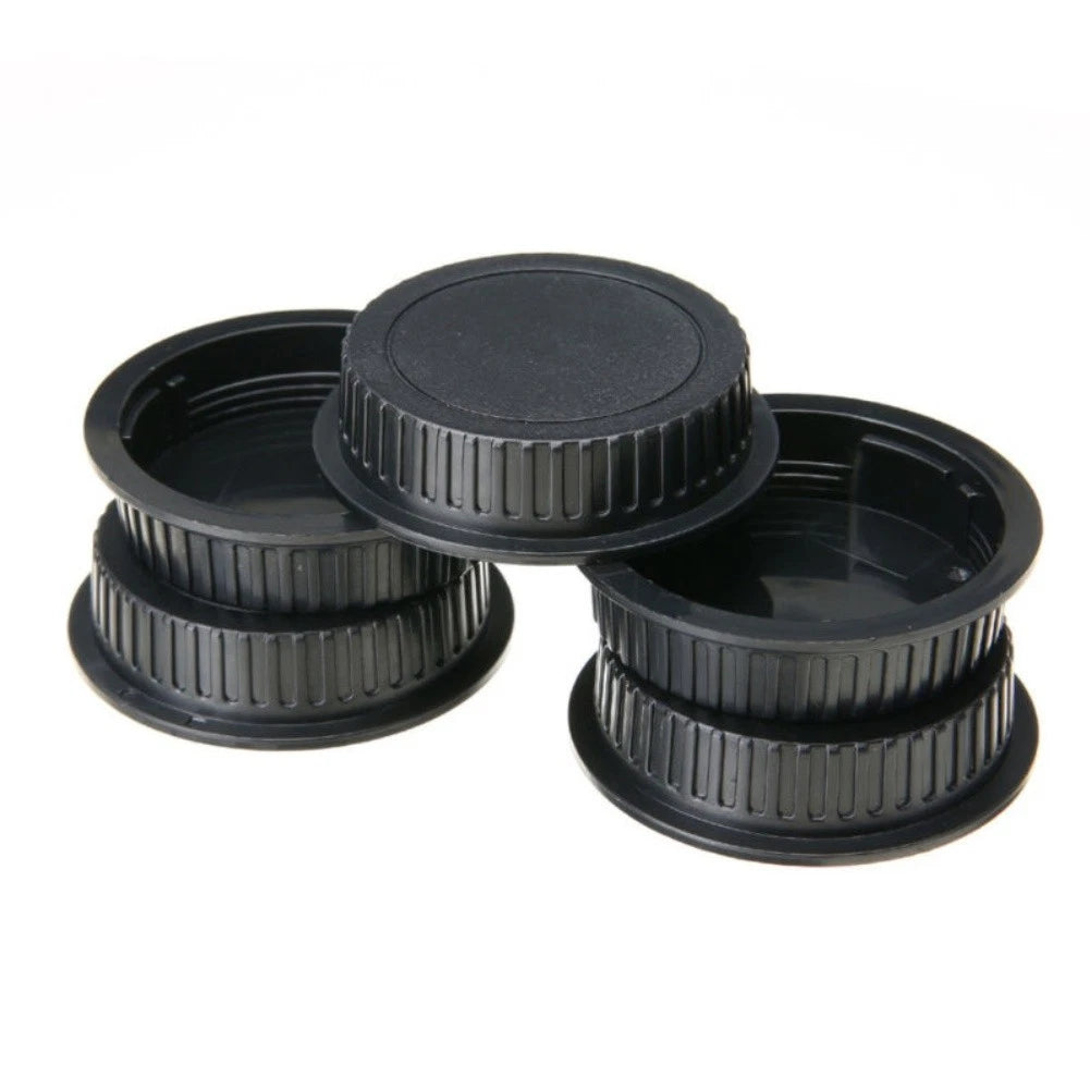5pcs Black Rear Lens Cap for Canon EOS EF EF-S Lens Mounts