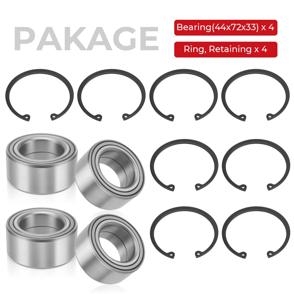 Front & Rear Wheel Bearings for Polaris RZR 900 RZR 4 XP 900 (2011–2022) #3515090