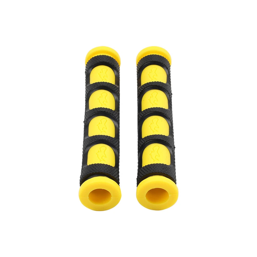 1 Pair Yellow Rubber Handle Brake Grip Sleeve for Universal Motorcycle