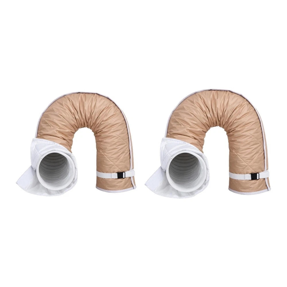 Quilted Fabric AC Hose Cover for Home Cooling System Ducts (58.7 inches)