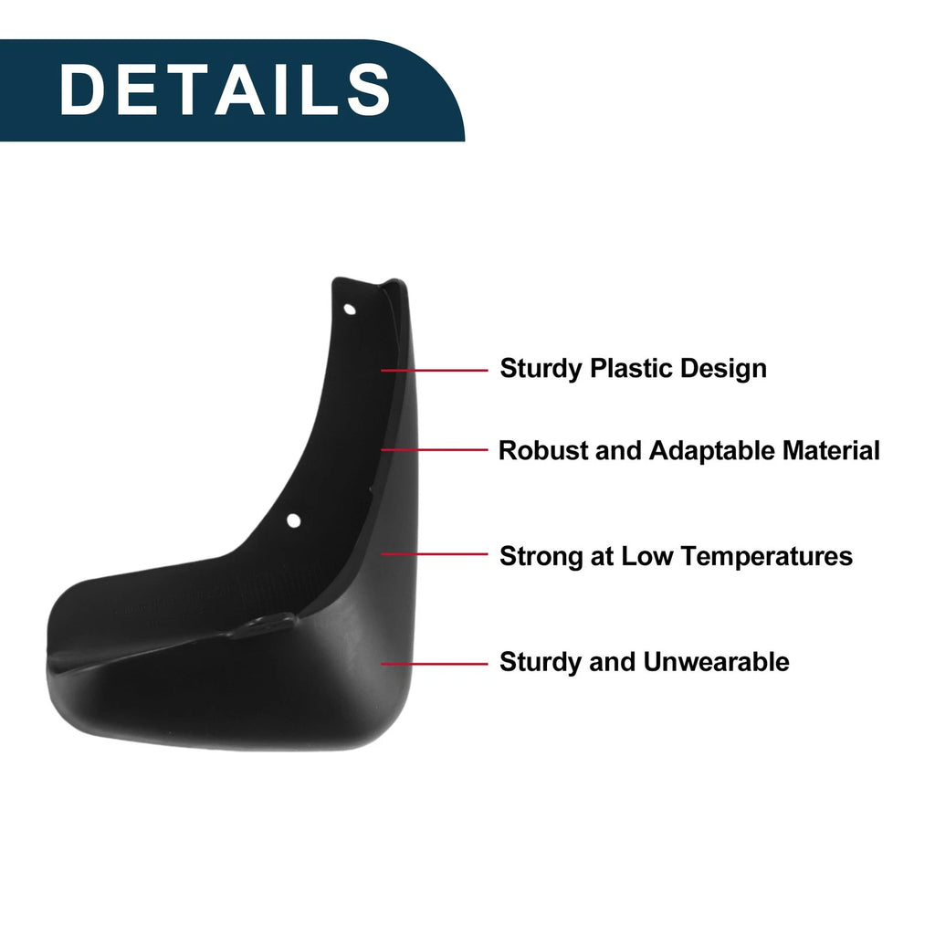Mud Flaps Splash Guards Front Set for Toyota Avalon Premio (2007–2011)
