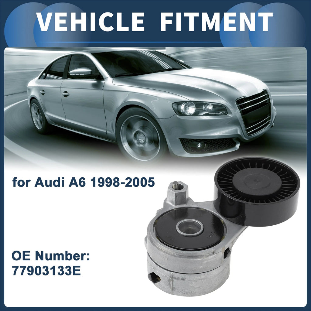 Belt Tensioner Replacement for Audi A6 (1998–2005) Metal 1 Piece